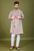 Designer Ivory Silk Kurta for Men – Elegant Festive Wear