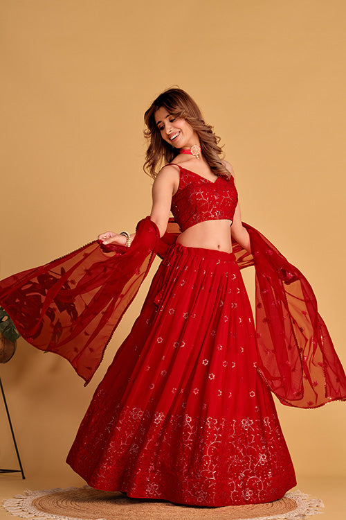 Designer Ethnic Wedding Function Wear Lehenga Choli