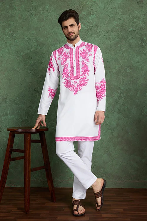 Digital Printed Ready to Wear Kurta and Pajama for Men