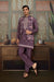 Dusty Purple Wedding Kurta with Matching Koti Set for men
