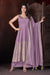 Ethnic Wear Special Lavender Roman Silk Salwar Suit