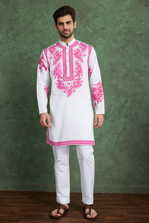 Digital Printed Ready To Wear Kurta And Pajama For Men