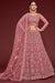 Fantasy Rose Soft Net Thread Zari Embroidery Work Lehenga Choli With Dupatta