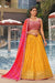 Latest Wedding Collection For Bridal Wear Lehenga Choli Yellow-Pink