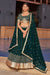Stunning Green Bridal Lehenga Choli with Dupatta