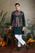 Indian ethnic wear Designer Green Kurta Koti Jacket
