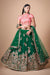 Green Exquisite Embroidered Lehenga Choli Designs Timeless Elegance and Artistry