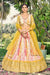 Haldi Function Special Sequins Embroidered With Digital Print Work Lehenga Choli