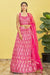 Hot Pink Designer Soft Net Lehenga Choli with Dupatta