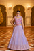 Lavender Georgette Sequins Embroidered Lehenga Choli