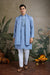 Light Blue Mirror Work Kurta – Elegant & Stylish
