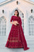 Luxury Designer Wedding Brides Wear Deep Pink Lehenga Choli With Dupatta