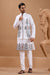 Wedding Special White Color Koti Kurta Set for Mens Wear