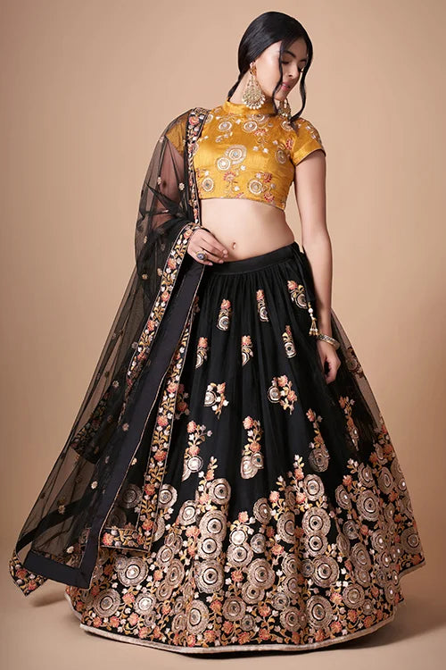 Mesmerizing Sequins Embroidered Lehenga Choli Designs Infusing Sparkle and Sophistication