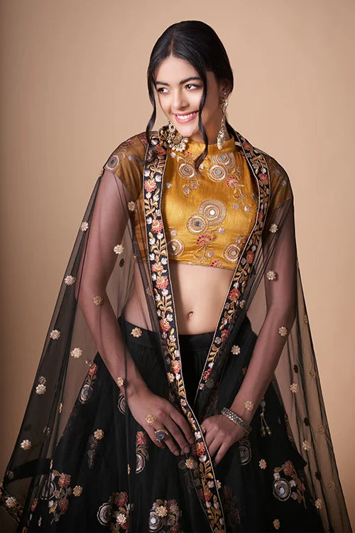 Mesmerizing Sequins Embroidered Lehenga Choli Designs Infusing Sparkle and Sophistication