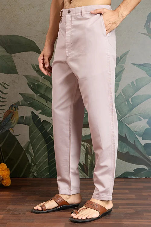 Dusty Pink Ethnic Mens Kurta Pajama for Functions