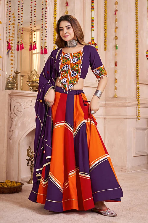 Gorgeous Multi Color Chaniya Choli Speical for Garba