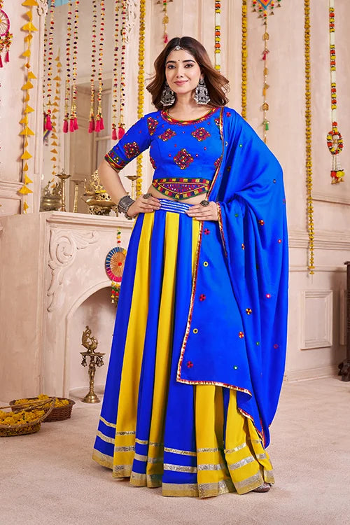 Navratri Function Multi Color Fancy Chaniya Choli