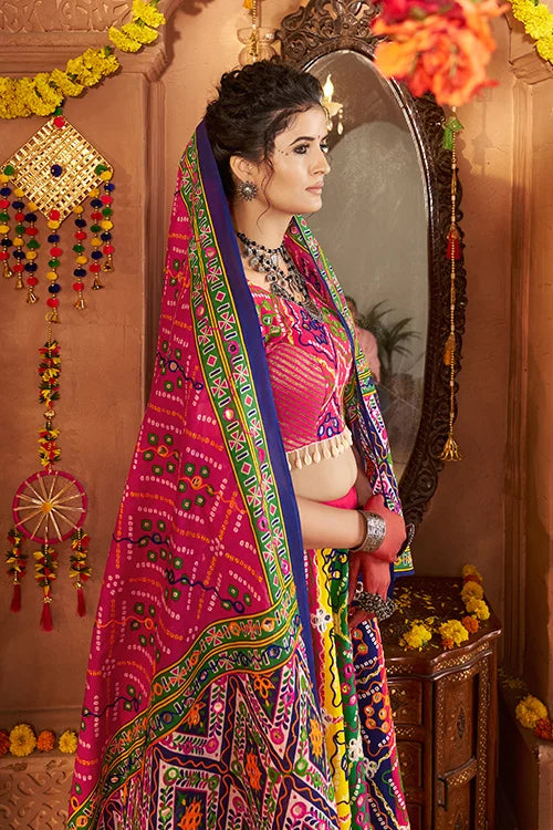 Multi Color Organic Cotton Navratri Chaniya Choli Best Price