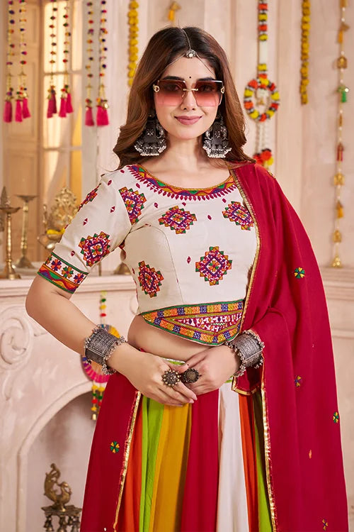 Colorful Traditional Chaniya Choli for Navratri Nights