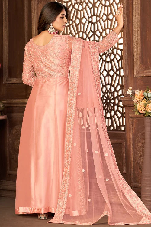 Multi Color Net Dori And Sequins Embroidered Work Collection