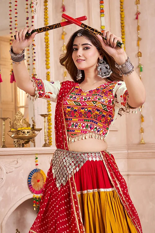 Classic Multi Color Chaniya Choli for Navratri Special