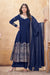 Navy Blue Mirror Work Ready to Wear Salwar Suit Collection