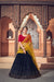 Navy Blue Georgette Thread with Sequance Embroidered Lehenga Choli
