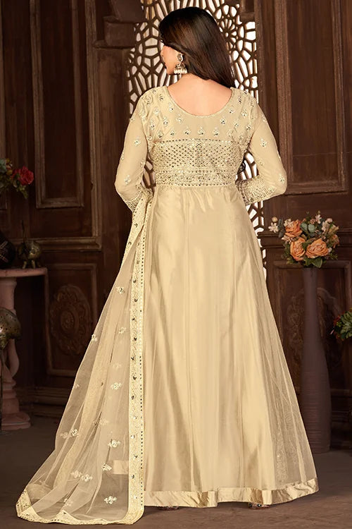 Elegant Net Dori Sequins Ethnic Wear for Women