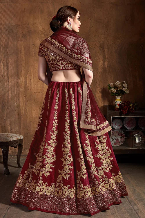 New Arrival Collection In Women Wear Lehenga Choli Maroon Colour