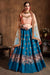 New Collection For Women Teal Blue Designer Lehenga Choli