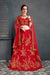 New Collection in Indian Wear for A Lehenga Choli Red Color