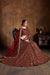 New Designer Lehenga choli In Wedding Collection Maroon colour