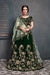 New Embroidery Lehenga Choli Dark Green Color
