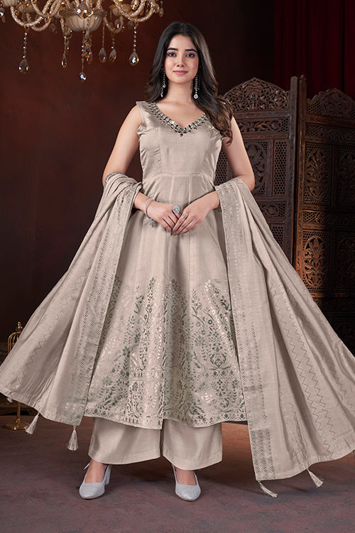 Off White Wedding Special Salwar Suit Collection