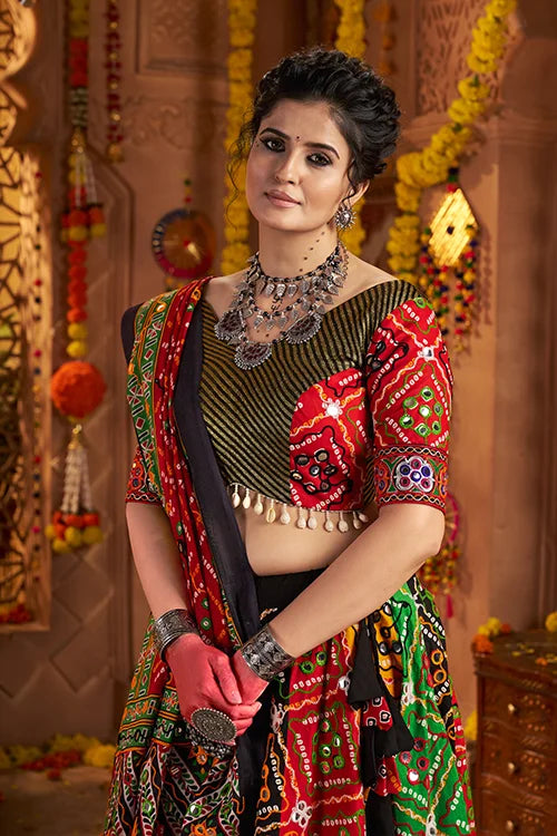 Multi Color Organic Cotton Navratri Chaniya Choli Best Price