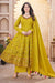 Elegant & Trendy Fluorescent Yellow Haldi Salwar Suit