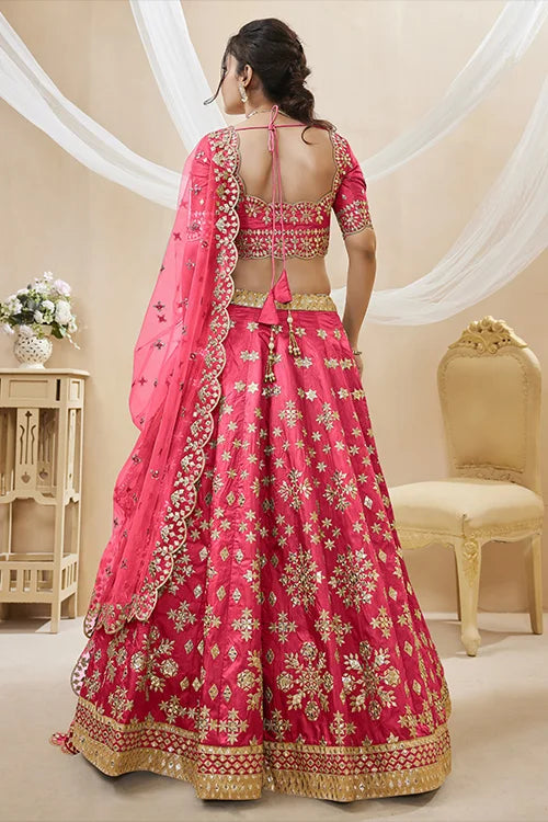 Beautiful Pink Traditional Embroidered Lehenga Choli – Shop Now