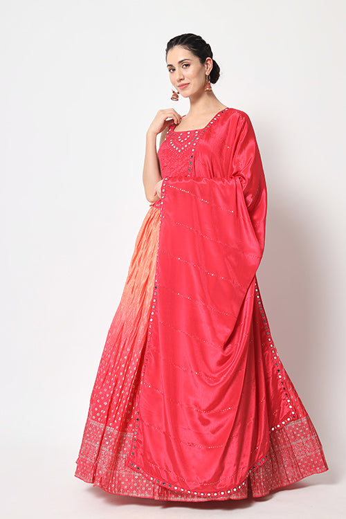 Pink Color Exclusive Silk Foil Printed Lehenga Choli Collection