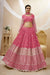 Pink Gerogette Embroidered Lehenga Choli for Women Online Collection