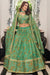 Pista Organza With Embroidery party Wear Lehenga Choli With Dupatta