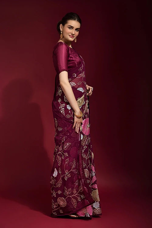 Lightweight Premium Georgette Saree Online