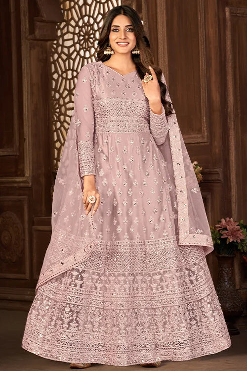 Elegant Net Dori Sequins Ethnic Wear for Women
