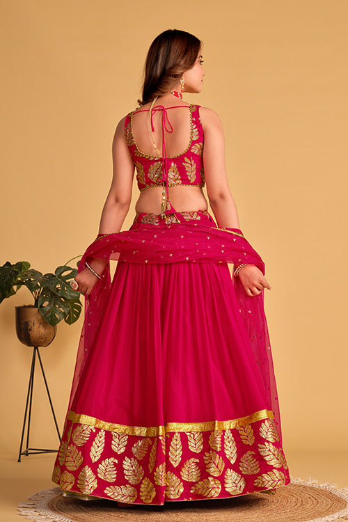 Pretty Pink Designer Wedding Wear Women Lehenga Choli Collection
