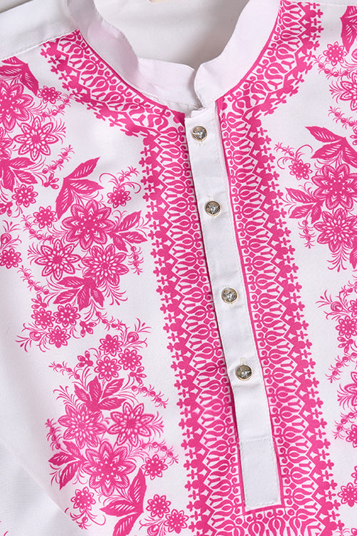 Digital Printed Ready To Wear Kurta And Pajama For Men