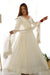 Ready to Wear Off White Pure Roman Silk Anarkali Gown with Dupatta
