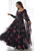 Ready to Wear Black Color Anarkali Suit for Weddings Functions
