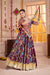 Purple Printed Navratri Chaniya Choli for Women