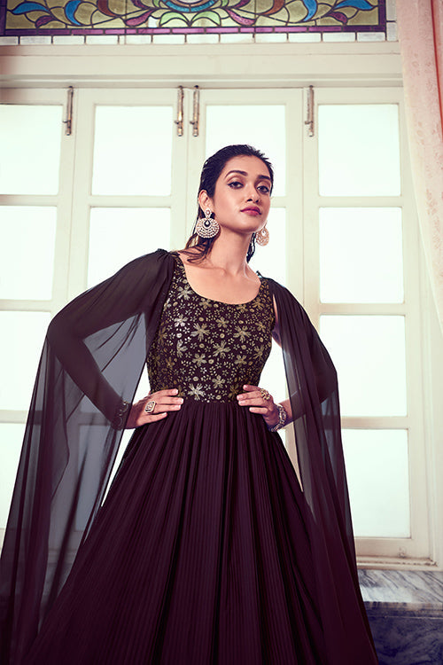 Ready to Wear Designer Wedding Cocktail Anarkali Long Gown Collection