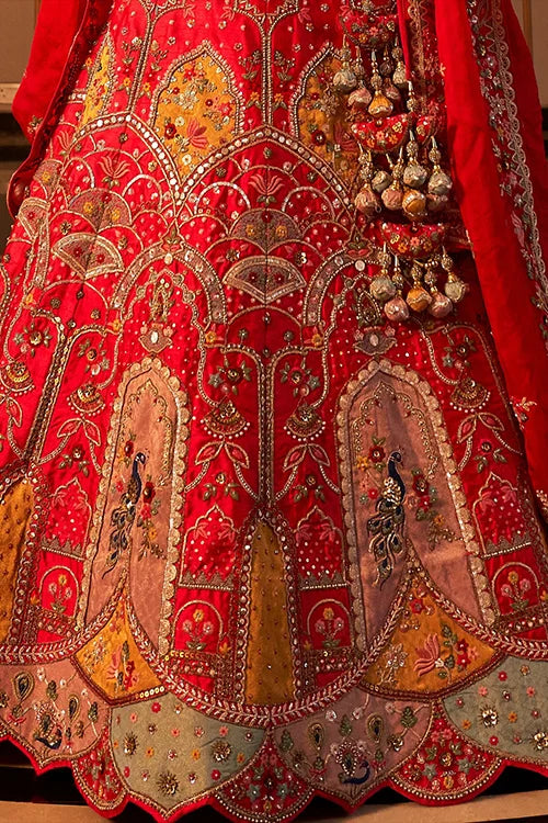 Designer Wedding Lehenga Choli with Dupatta at Shubhkala